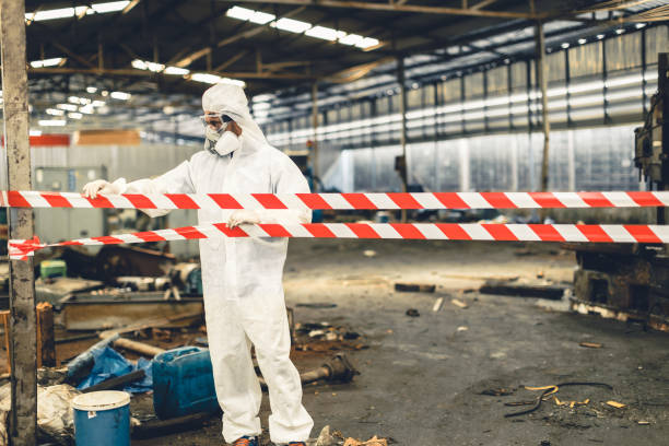 Professional Infectious Disease Decontamination technician working in Waleska, GA